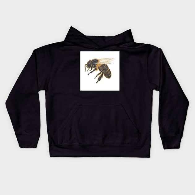 Bee Thoughtful Kids Hoodie by ConniSchaf